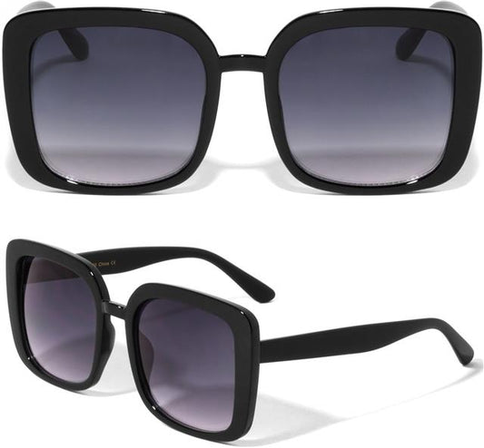 Plain Black Classy Butterfly Sunglasses Unbranded P6581