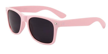 Designer Polarized Unisex Retro Classic Square Sunglasses PINK SMOKE LENS Unbranded PINK