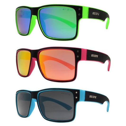 Polarised Designer Kids Sunglasses Classic Square for Boys and Girls Polarized UV400 Lens BeOne PL-J_3003-a
