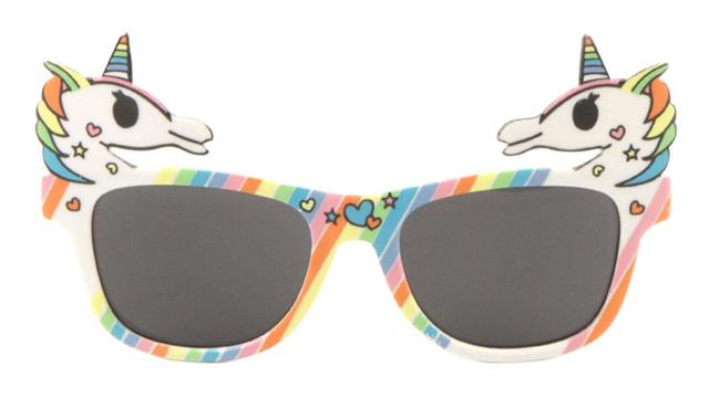 Mythical Unicorn White Classic Style Womens Sunglasses Unbranded PT0285-unicorn-novelty-sunglasses-01