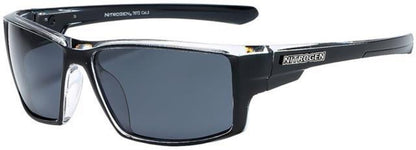 Men's Women's Polarized Sunglasses Nitrogen Sports Black Clear Smoke Lens Nitrogen PZ-NT7072-1