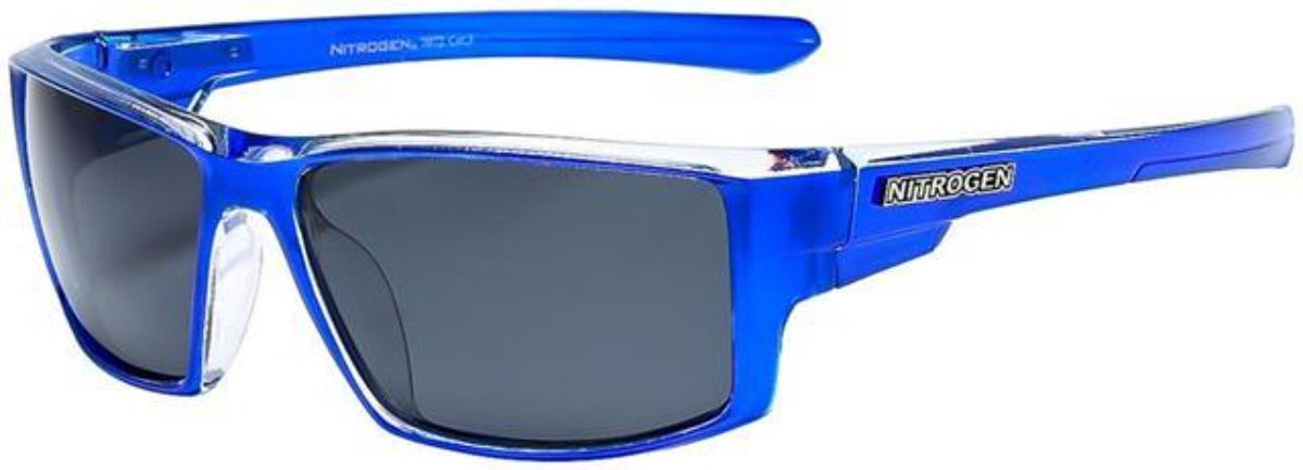 Men's Women's Polarized Sunglasses Nitrogen Sports Blue Clear Smoke Lens Nitrogen PZ-NT7072-2