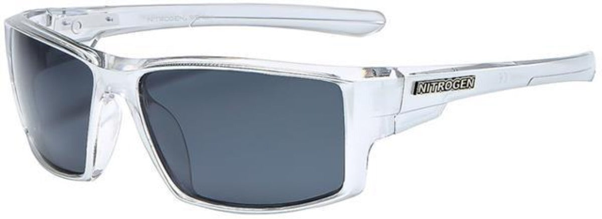 Men's Women's Polarized Sunglasses Nitrogen Sports Silver Smoke Lens Nitrogen PZ-NT7072-3