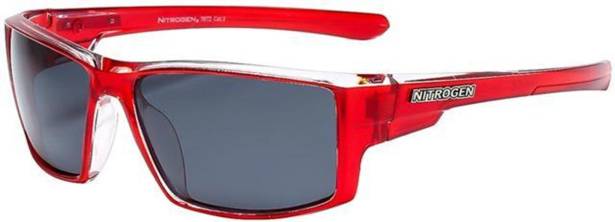 Men's Women's Polarized Sunglasses Nitrogen Sports Red Clear Smoke Lens Nitrogen PZ-NT7072-4