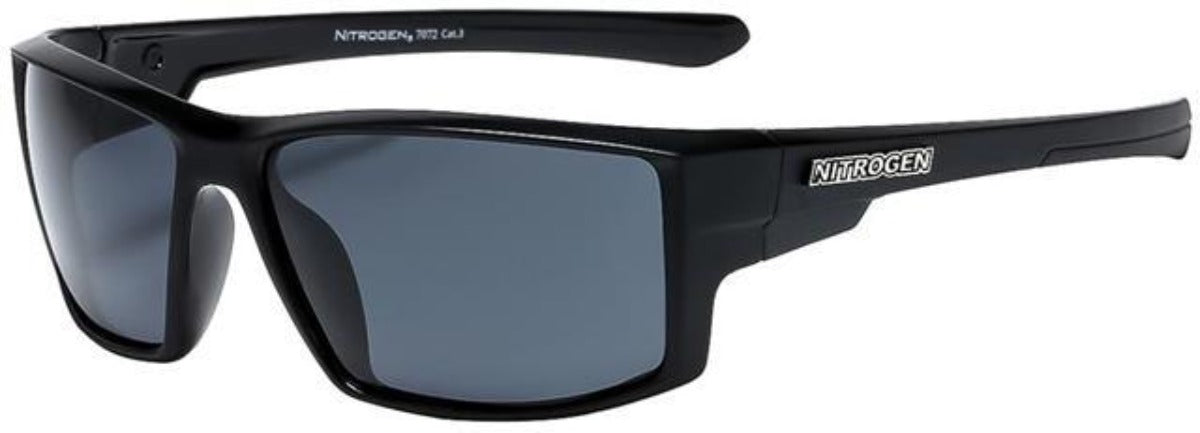 Men's Women's Polarized Sunglasses Nitrogen Sports Matt Black Smoke Lens Nitrogen PZ-NT7072-5