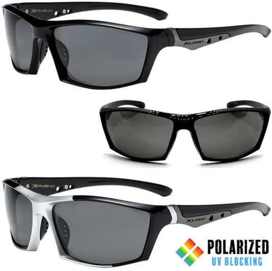 Men's Polarised Sports Wrap Around Sunglasses Great for Driving and Fishing x-loop PZ-X2633