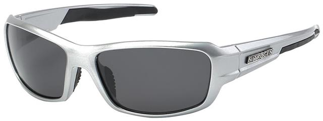 Nitrogen Polarised Sports Driving Sunglasses Great for Fishing Silver Smoke Lens Nitrogen PZNT7056d