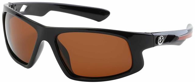 Nitrogen Polarised Big Sports Fishing Sunglasses Great for Driving Black Orange Brown Lens Nitrogen PZNT70571