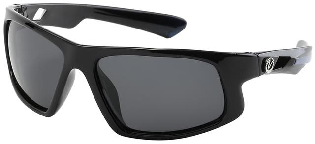 Nitrogen Polarised Big Sports Fishing Sunglasses Great for Driving Black Blue Smoke Lens Nitrogen PZNT70574