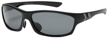 Polarized Big Wrap Around Nitrogen Golf Sunglasses Matt Black Smoke Lens Nitrogen PZNT7060a