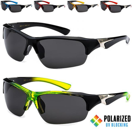 Men's Polarised Sports Fishing Wrap Around Sunglasses Great for Driving and Fishing x-loop PZX2392