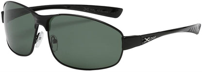 X-Loop sports Polarized sunglasses Black Black Green Lens X-Loop PZXL14565