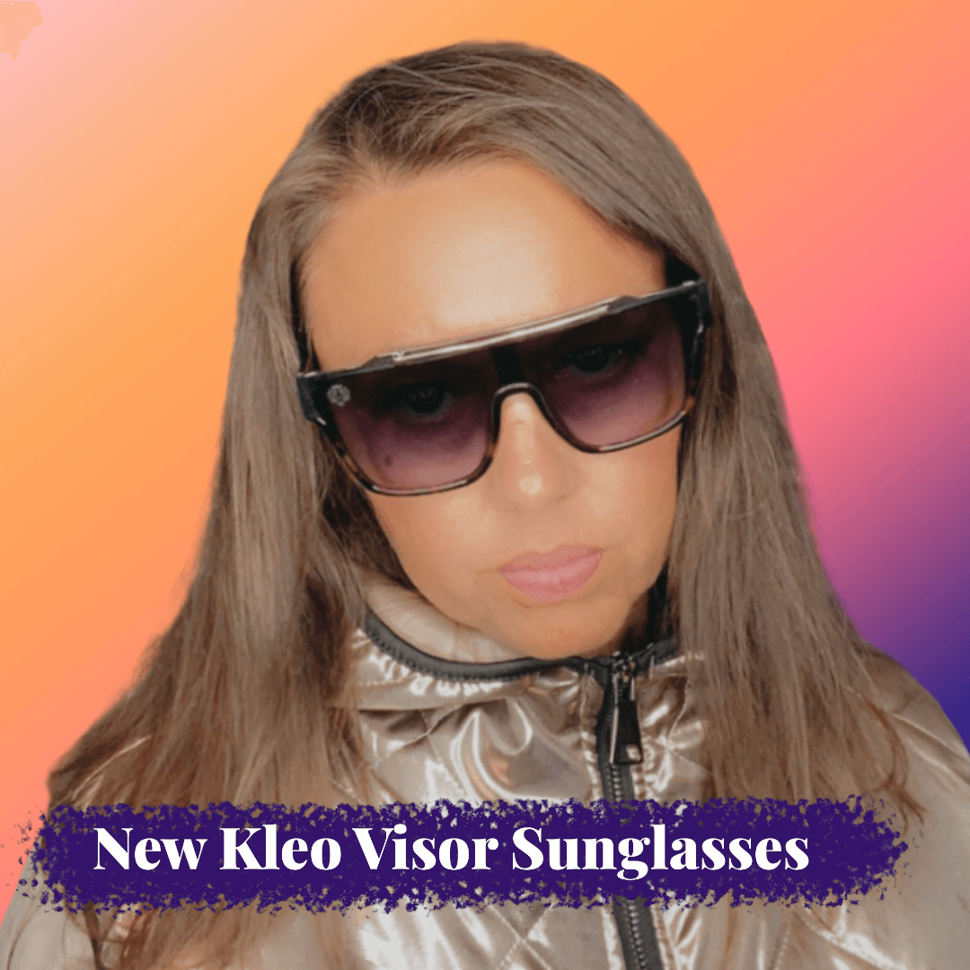 Kleo Women's large Futuristic Visor Shield Sunglasses with Brow Bar UV400 Kleo PhotoRoom_20211006_112934