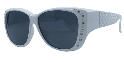 Women's Polarised Butterfly Fit Over Sunglasses Cover Over Glasses UV400 White Smoke Lens Unbranded PhotoRoom_20211116_105826
