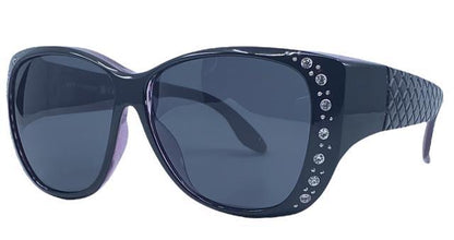 Women's Polarised Butterfly Fit Over Sunglasses Cover Over Glasses UV400 Gloss Black Purple Smoke Lens Unbranded PhotoRoom_20211116_111304