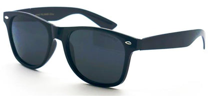 Polarised Designer Classic Sunglasses for Men and Women Black Smoke Lens Unbranded W-1-POL-B