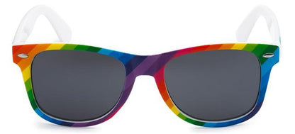 Rainbow Pride Classic Sunglasses For Gays Lesbians Transgender Retro Optix WF01RNB2