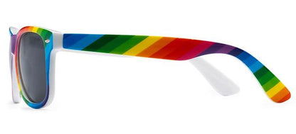 Rainbow Pride Classic Sunglasses For Gays Lesbians Transgender Retro Optix WF01RNB3