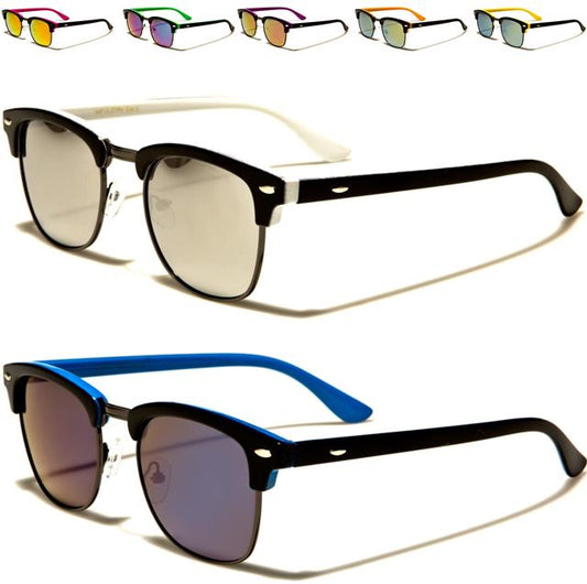 Half Rim retro Mirror Sunglasses Retro Optix WF13-2TRV