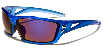 Arctic Blue Extreme Sports Blue Mirrored Sunglasses Blue Mirror Lens Arctic Blue ab-34e