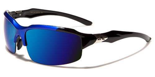 Arctic Blue Mirrored Sports Running Cycling Sunglasses Arctic Blue ab10mixe BLUE & BLACK