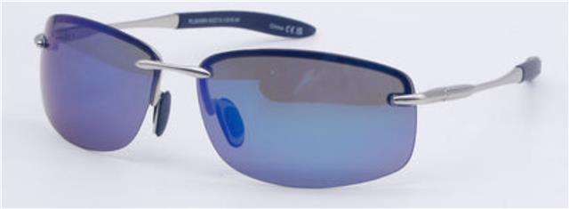 BeOne Anti-Glare Polarized Sunglasses Sports Rimless Mirrored Lens Silver Blue Mirror Lens BeOne b1pl-3625-rv-2_3dbb7e9b-7e8b-4c30-8d68-355607da3c8c