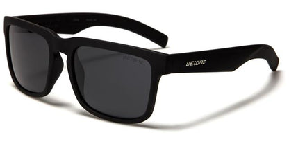 Designer Classic Polarized Sunglasses for men and Women Matt Black Smoke Lens BeOne b1pl-chrisb_2c835553-4aab-43ff-9d8a-58add508c772