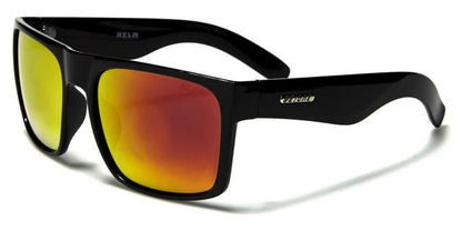 Oversized Be:One Retro Polarised Classic Sunglasses for Men BLACK & ORANGE MIRROR LENSES BeOne b1pl-helme_f02053e5-d017-4c3f-8426-e3746982ecdd