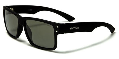 Men's Designer Inspired Polarized Big Classic Sunglasses BeOne b1pl-lyleb Matt Black Smoke lens