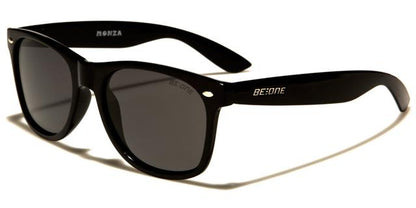 Unisex Classic Polarised Sunglasses Designer Retro Frame with Mirror Lens BeOne b1pl-monzaa