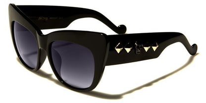 Designer Skull Cat Eye Sunglasses for women Black Gold Smoke Lens Black Society bsc5201c_ec09c198-a5f9-4e8c-8555-bd93009bbbdb