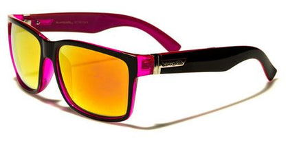 Designer Mirrored Classic Sunglasses BLACK PINK ORANGE MIRROR Biohazard bz135mixc