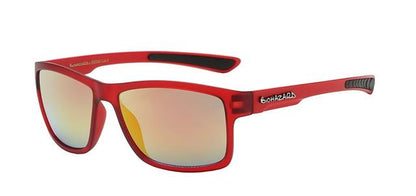 Men's Women's Large Classic Mirrored sunglasses Red Orange Mirror Lens Biohazard bz66240g