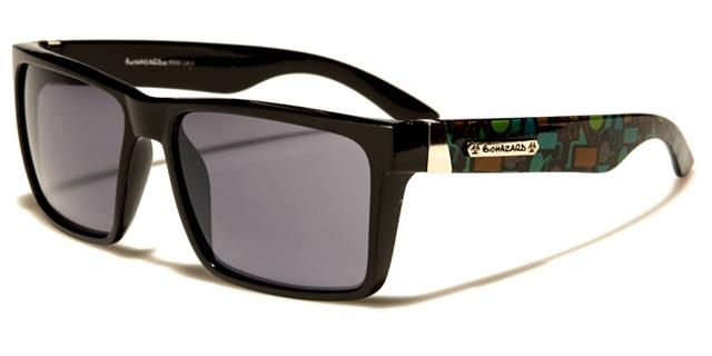 Men's Women's Large Classic sunglasses Black Green Blue Brown Black Lens Biohazard bz66243a