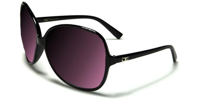 Oversized Vintage Retro Oval Butterfly Sunglasses for Women BLACK WITH PINK SMOKE LENS CG cg36143g