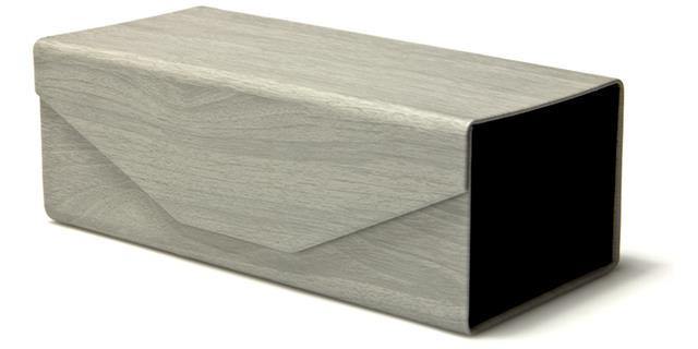 Magnetic Foldable Wooden Look Sunglasses Hard case box Grey Wood Look Unbranded cv850-wda