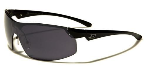 Designer Big Wrap Around Sports Mirrored Sunglasses for Men Black White Logo Smoke Lens Dxtreme dxt1348a