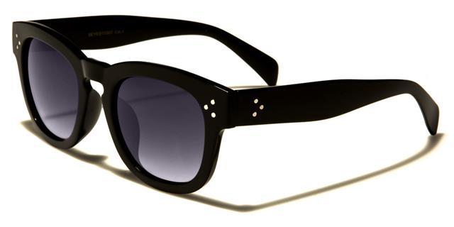 Unisex Designer Black Classic Sunglasses with Key hole Nose Eyedentification eyed11007a