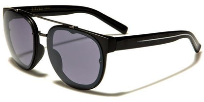 Designer Eyedentification Retro Classic Brow Bar Sunglasses Black/Smoke Lens Eyedentification eyed13045a