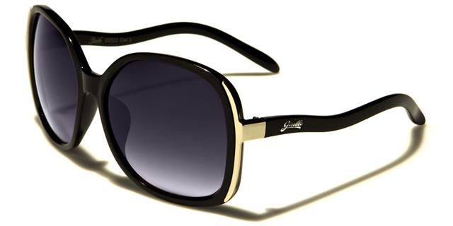 Giselle Women's Oversized Sunglasses Big Square Butterfly Shades BLACK & GOLD Giselle gsl22022a