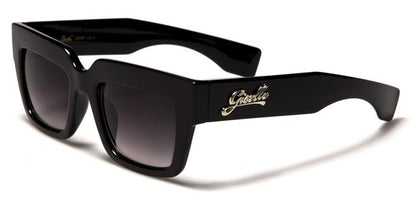 Giselle Womens Chunky Frame Classic Sunglasses Black Smoke Lens Giselle gsl22047a