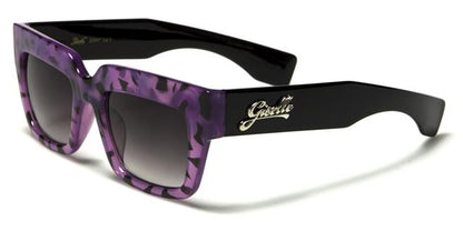 Giselle Womens Chunky Frame Classic Sunglasses Purple Black Smoke Lens Giselle gsl22047g