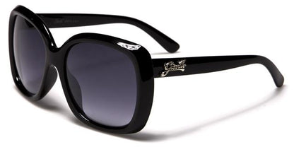 Designer Big Oval Butterfly Sunglasses for women Black Smoke Lens Giselle gsl22072a
