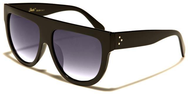 Women's Giselle Oversized flat top Sunglasses Black/Smoke Gradient Lens Giselle gsl22126b