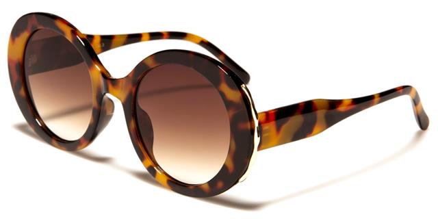 Clout Kurt Cobain Style Womens Sunglasses Tortoise Brown Gold Brown Gradient Lens Giselle gsl22243f