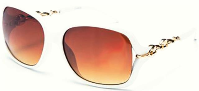 Designer Large Retro Butterfly IG Sunglasses for Women IG Eyewear ig9868_e White Gold Brown Gradient Lens