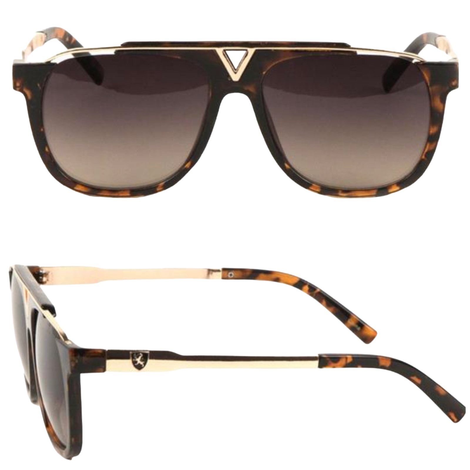 Flat Mens Lens Khan Sunglasses with a V Bridge Khan image_3d7c260a-8e7c-4bc3-ba0c-676d724a0f9e