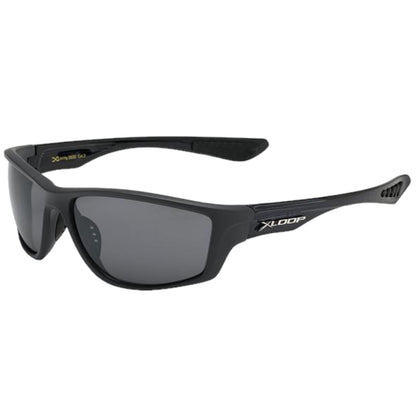 Men's X-Loop sports Sunglasses Mirrored Great for Running Cycling Matt Grey Gloss Black Smoke Lens X-Loop image_c1c79fec-66f8-45a9-ae2d-e6ea62d53087