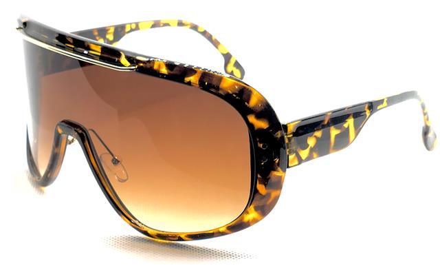 Mens Womens Oversized Wrap Shield Retro Sunglasses Tortoise Brown/Brown Gradient Lens Unbranded img_4932---copy