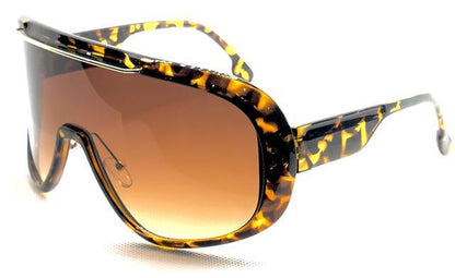 Mens Womens Oversized Wrap Shield Retro Sunglasses Tortoise Brown/Brown Gradient Lens Unbranded img_4932---copy